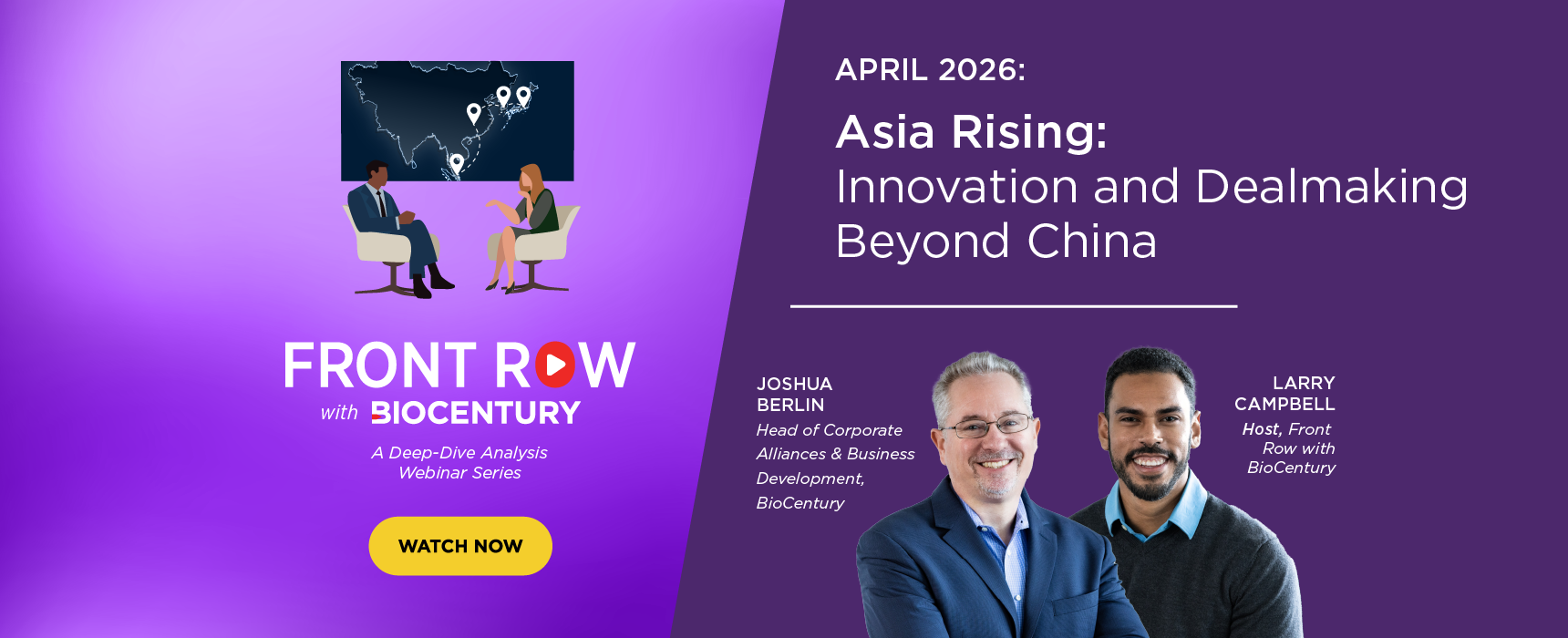BioCentury - Front Row with BioCentury: Asia innovation and dealmaking ...
